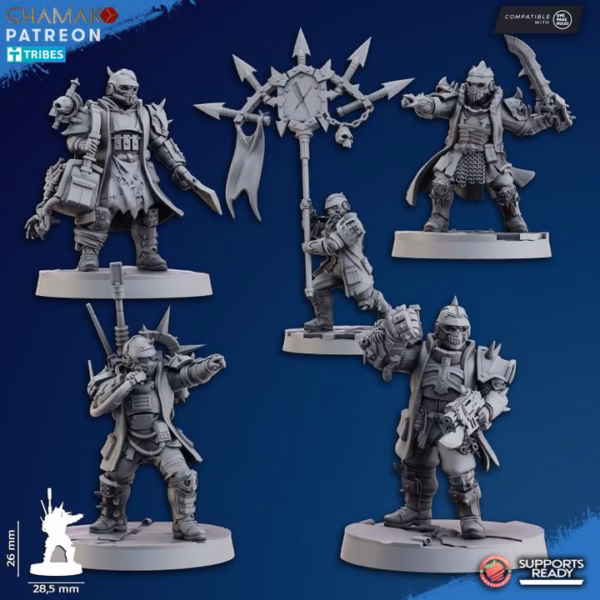5 Dictator Squad (Elite Command Team | Heretic Knigths