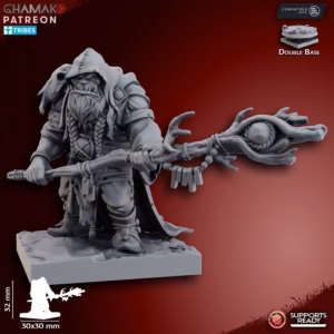 Orc Shaman on foot | Orcs of the Howling Steppes