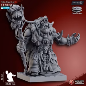 Grey Waste Shaman on foot | Orcs of the Howling Steppes