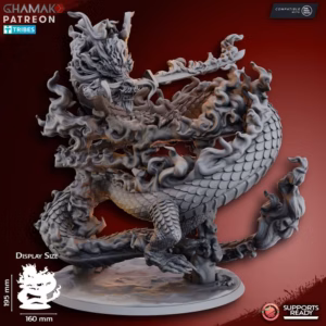 Fire Dragon (Massive Display Version 195mm) | Akai Shogunate