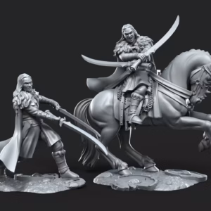 Wölfbane Lord mounted & on foot | Fellmount Reavers