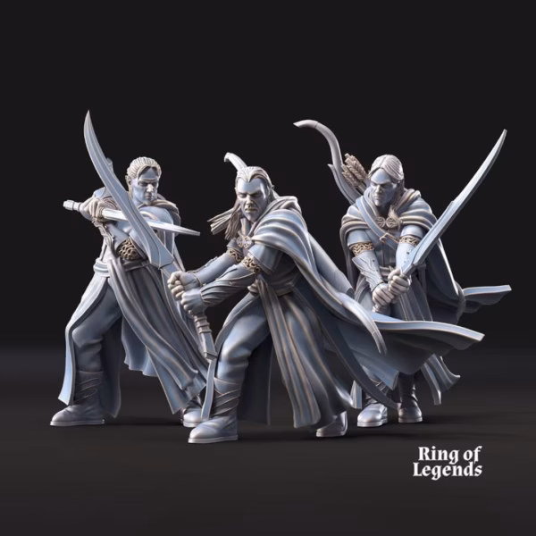 6 Forest Guardians with Sword | Galanthir Elves – Bild 2